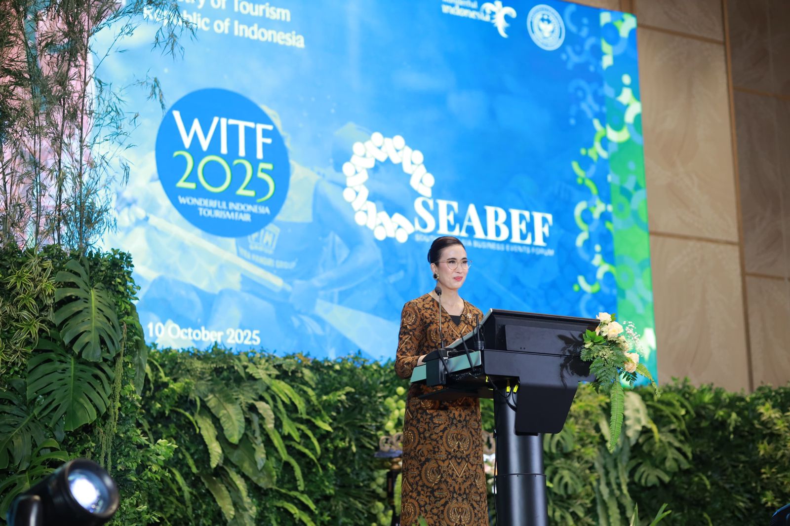Speech from Minister of Tourism of the Republic of Indonesia, H.E. Widiyanti Putri
